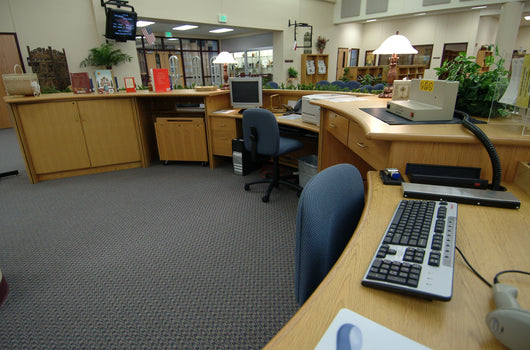 Radius Circulation Desk