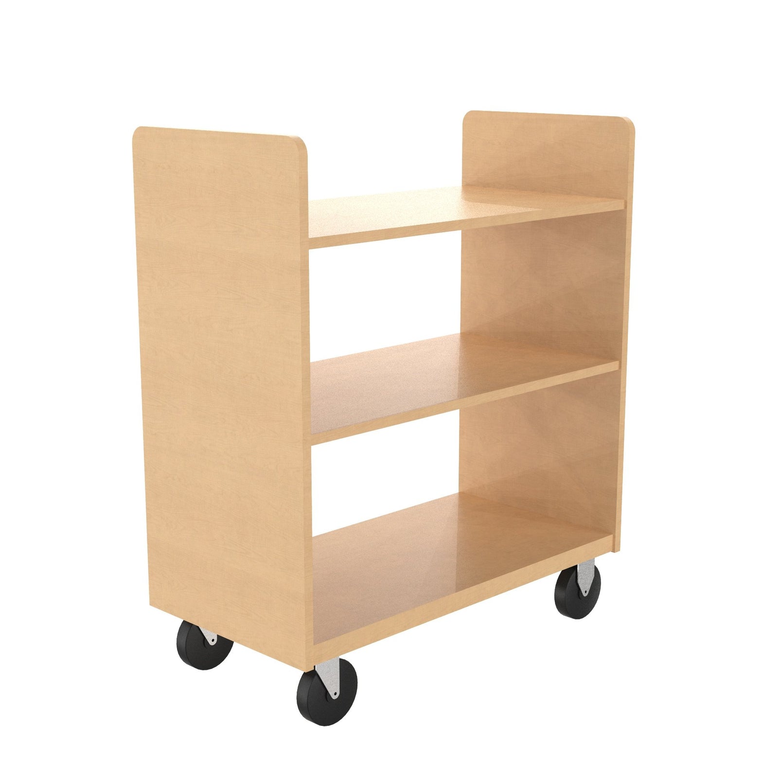 flat shelf book truck