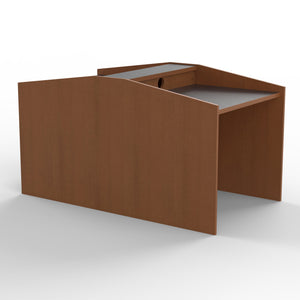 Panel Base Tables/Carrels:  Aura Series (Wood Veneer)