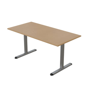 Tables-Aura Series: Laminate Work Surfaces with Solid Wood Edges
