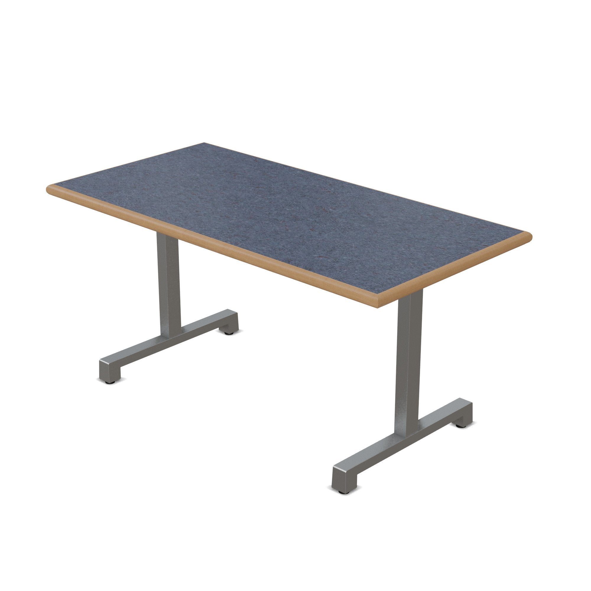 AURA  Table Round laminate table with 4-star base By Ersa