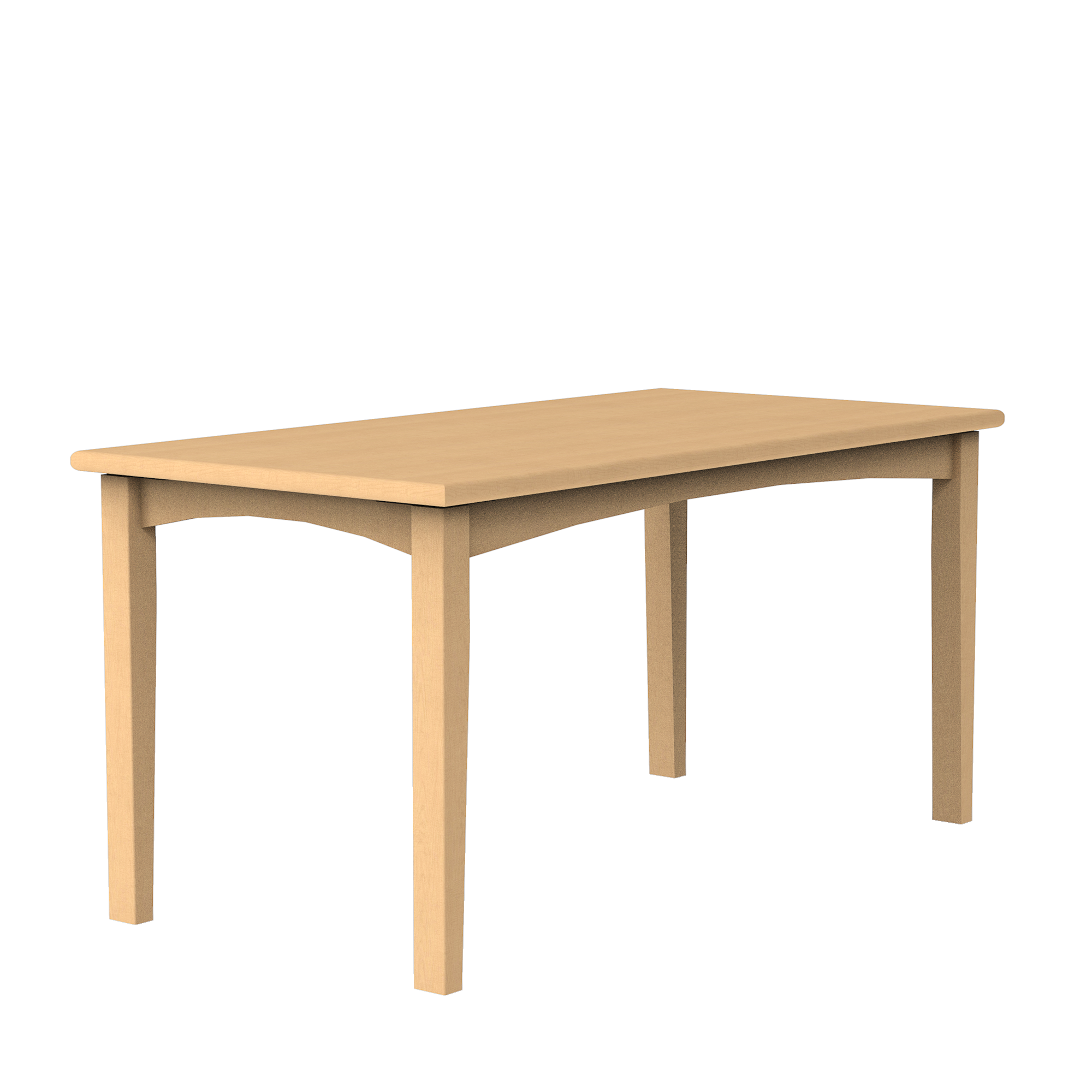 Tables Aura Series Laminate Work Surfaces with Solid Wood Edges